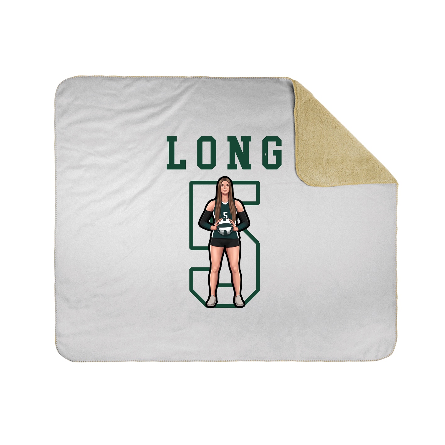 Throw Blanket — Shirsey in White