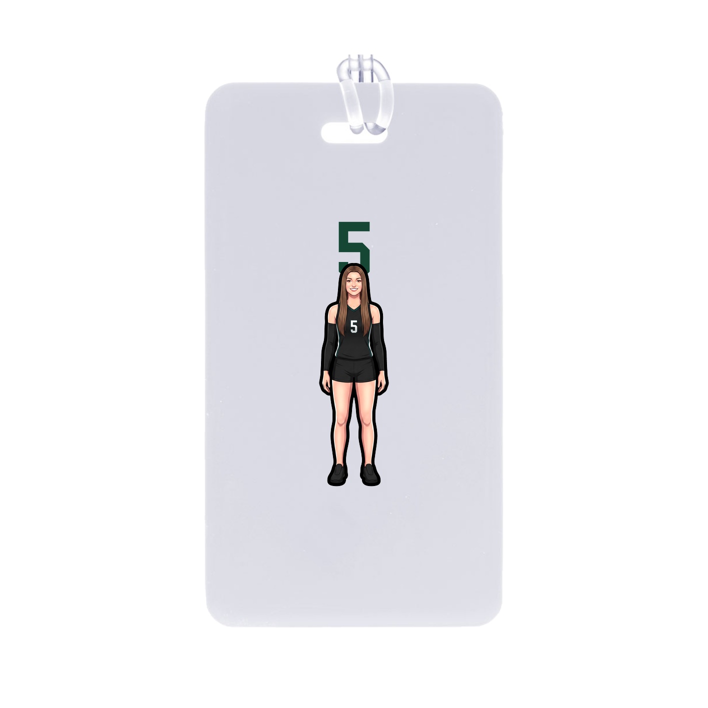 Bag Tag — Number Top in Classic