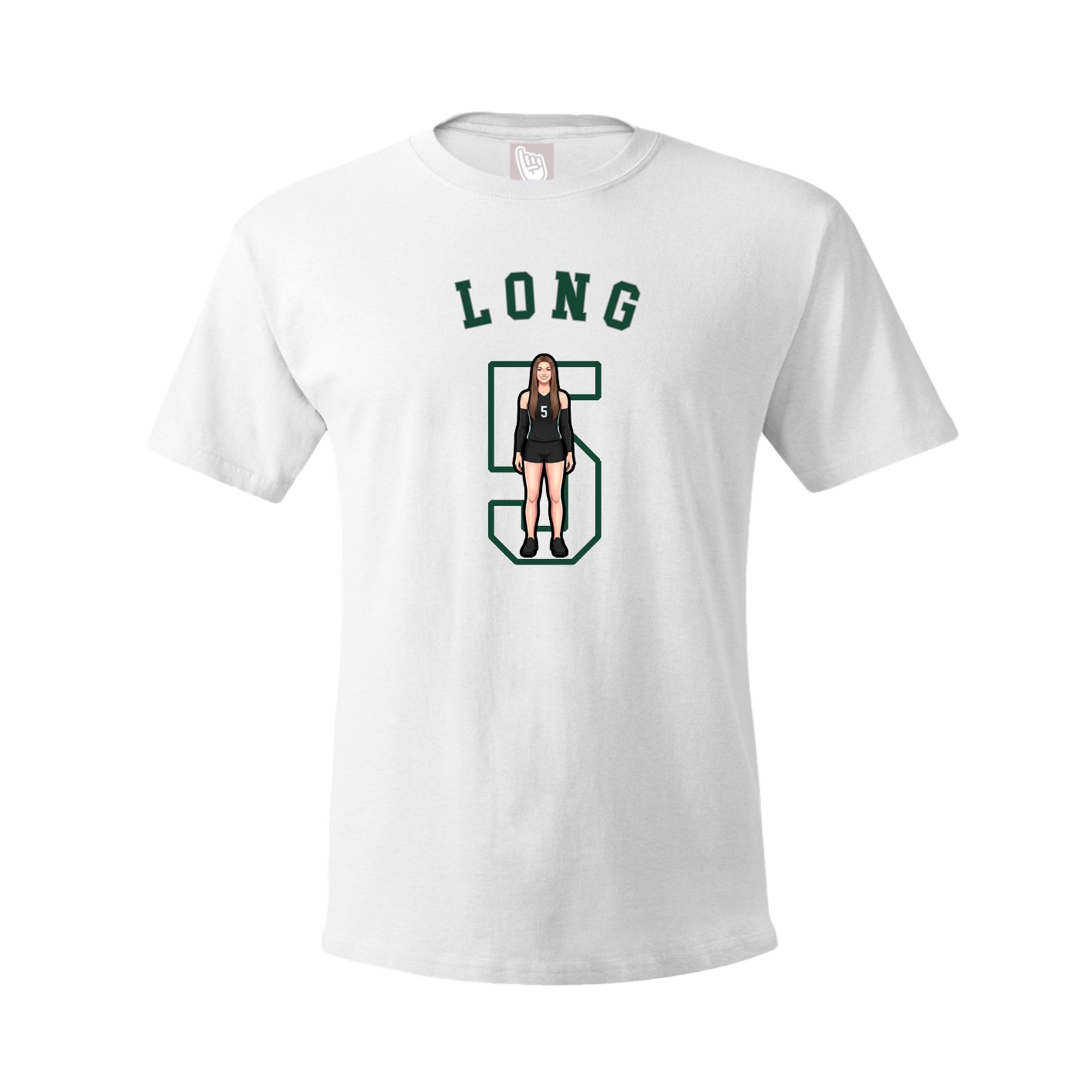 Youth Tee — Shirsey Arch in White