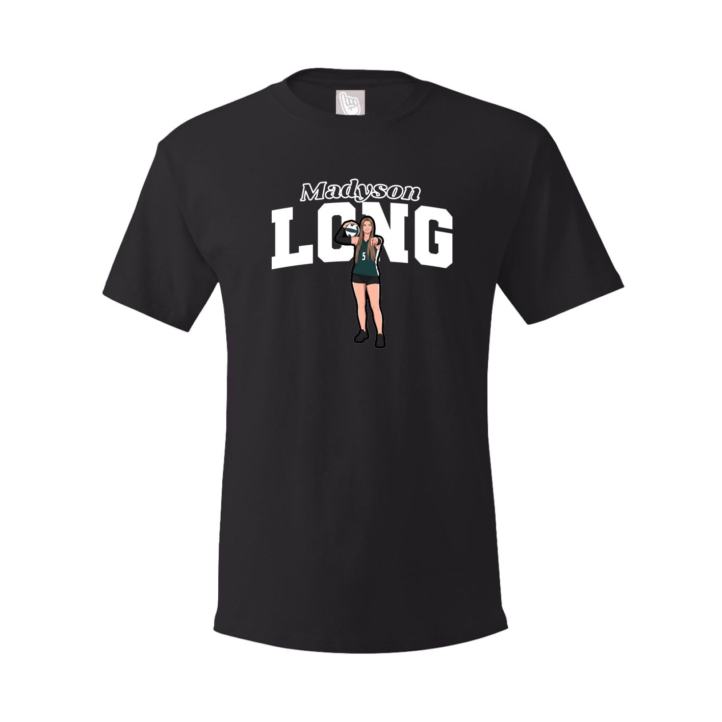 Youth Tee — Name Arch in Black