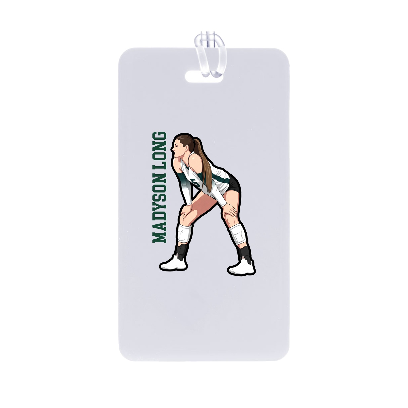 Bag Tag — Name Vertical in Classic