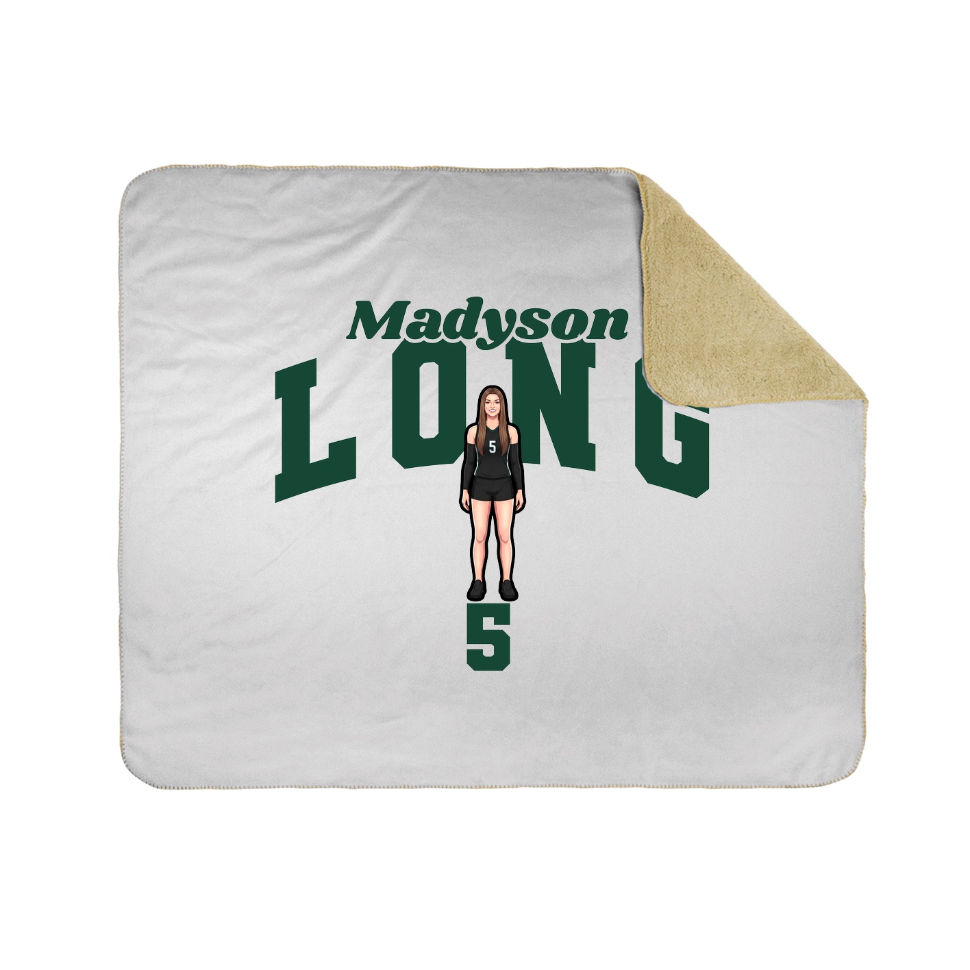 Throw Blanket — Signature Arch in White