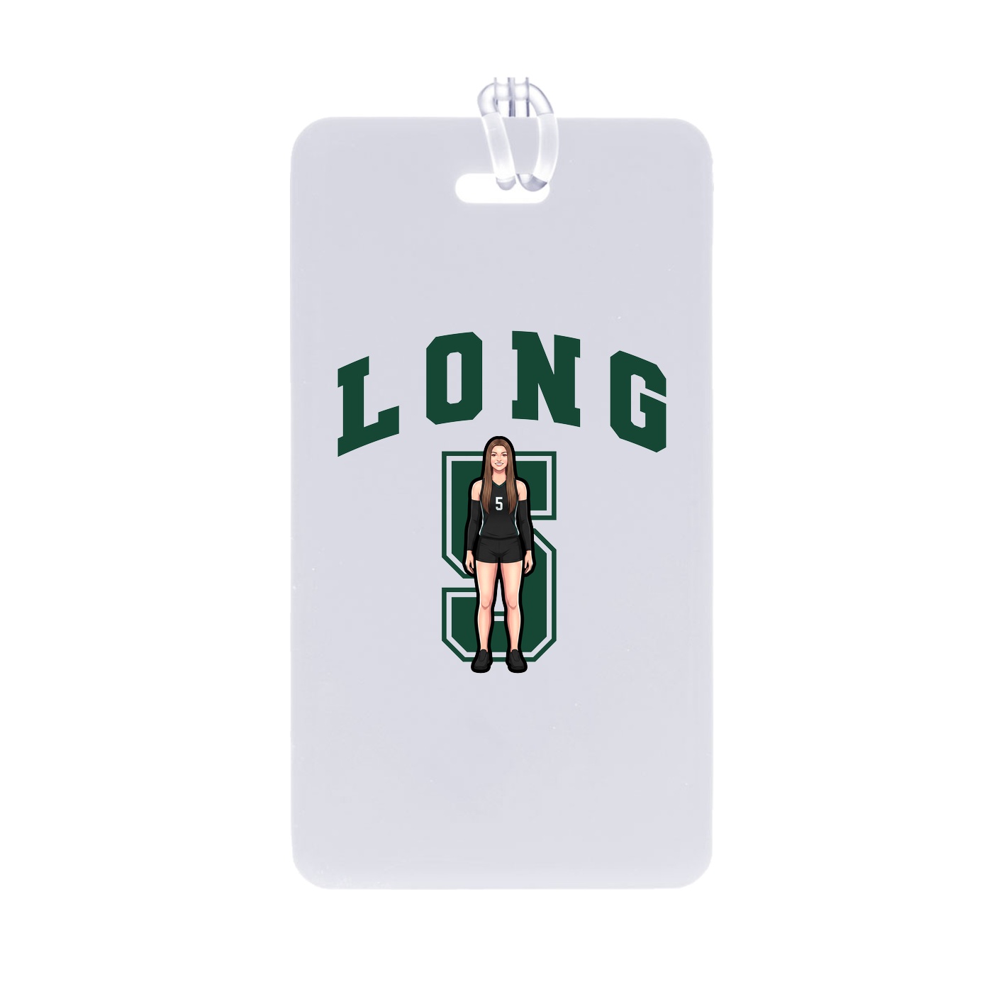 Bag Tag — Number in Classic