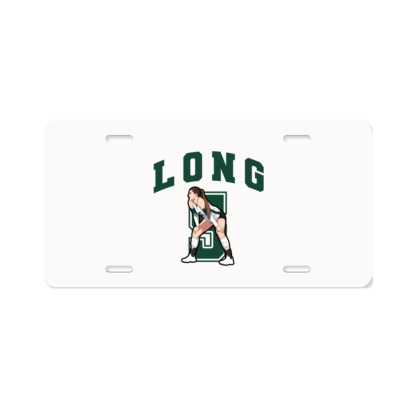 License Plate — Number in Classic