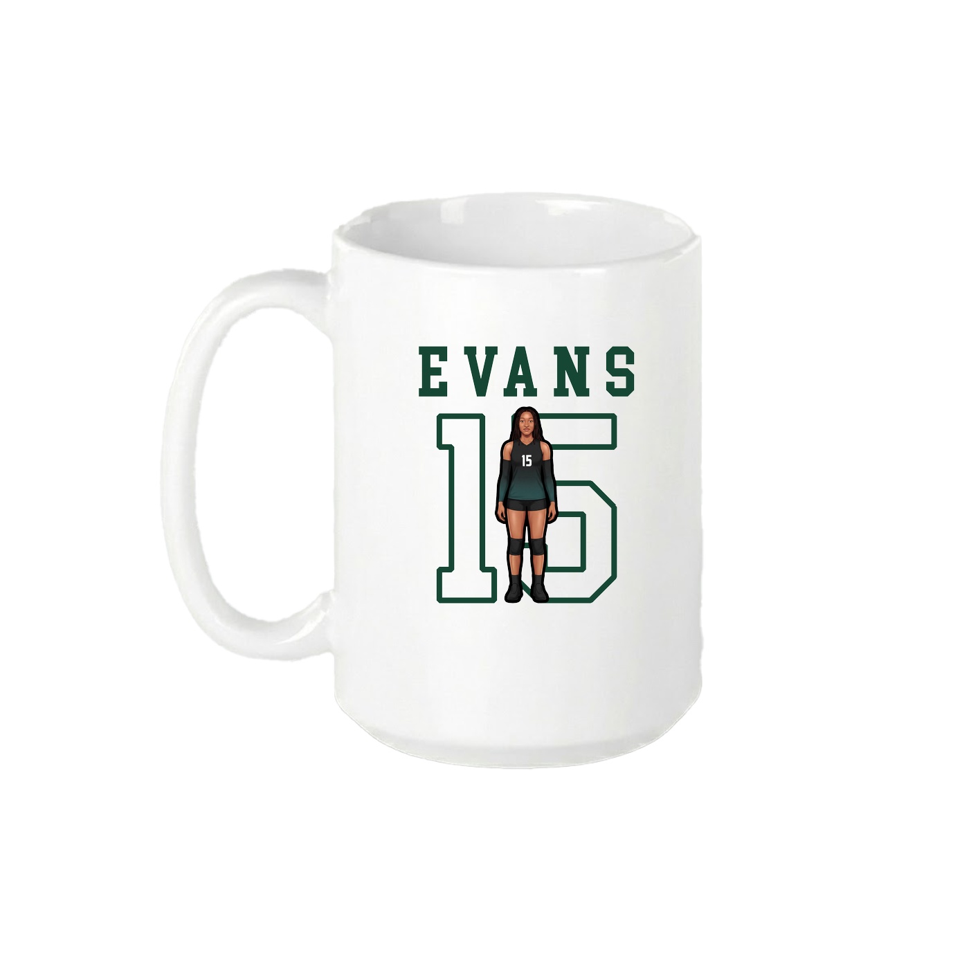 15oz Coffee Mug — Shirsey in White