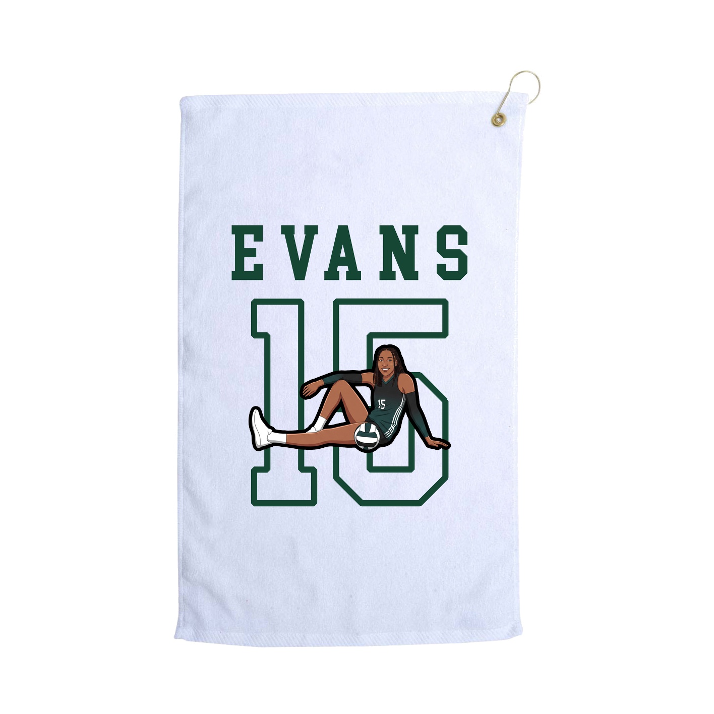 Golf Towel — Shirsey in White
