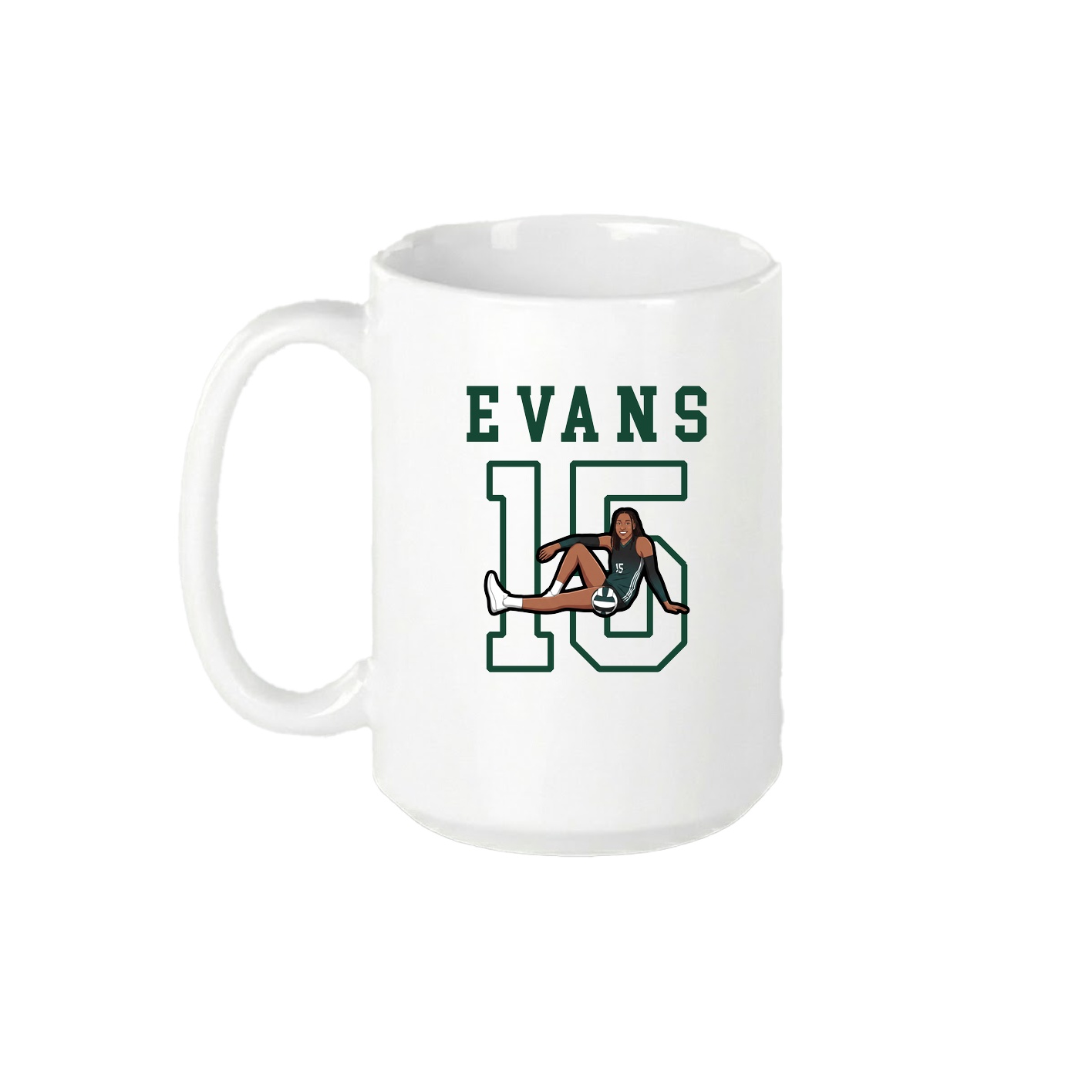 15oz Coffee Mug — Shirsey in White
