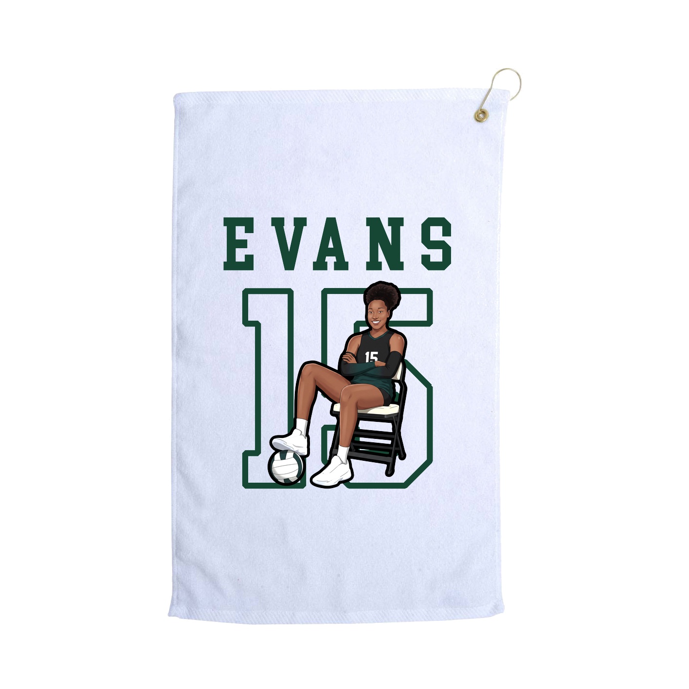Golf Towel — Shirsey in White