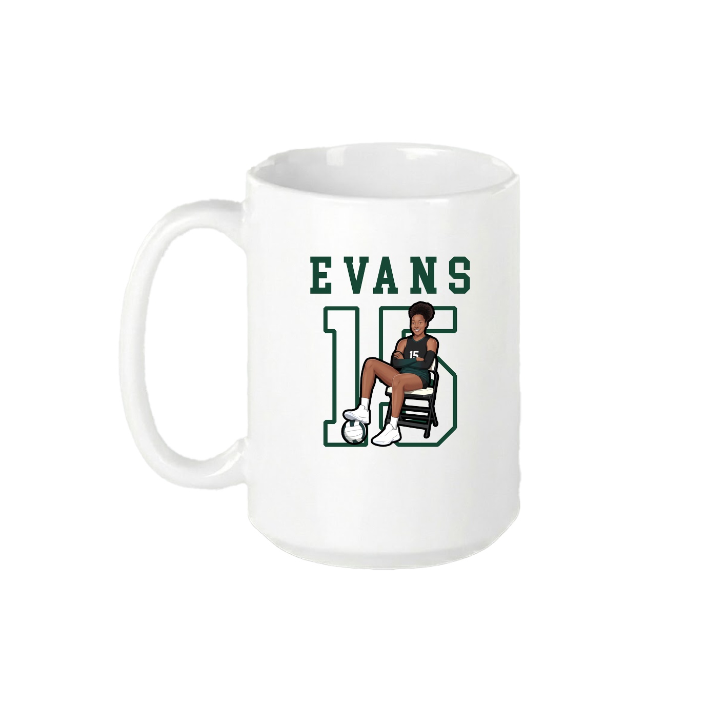 15oz Coffee Mug — Shirsey in White