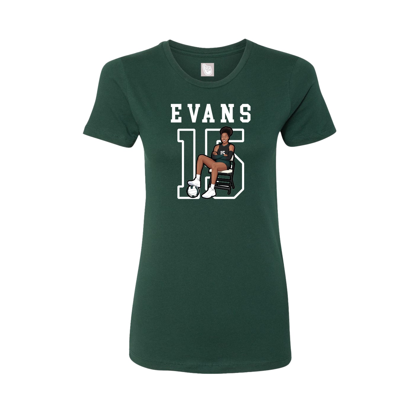 Fitted Women's Tee — Shirsey in Green