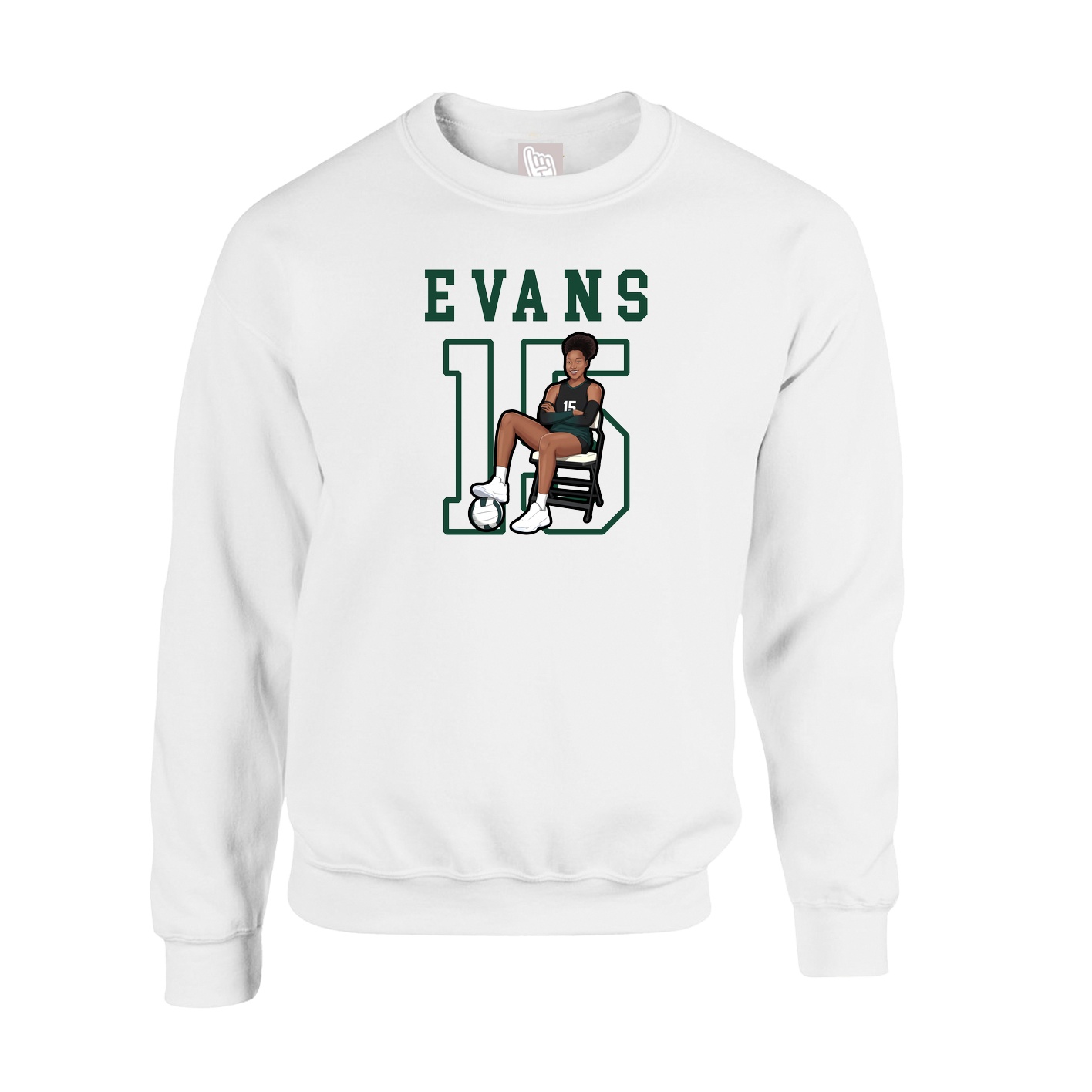 Fleece Crew — Shirsey in White