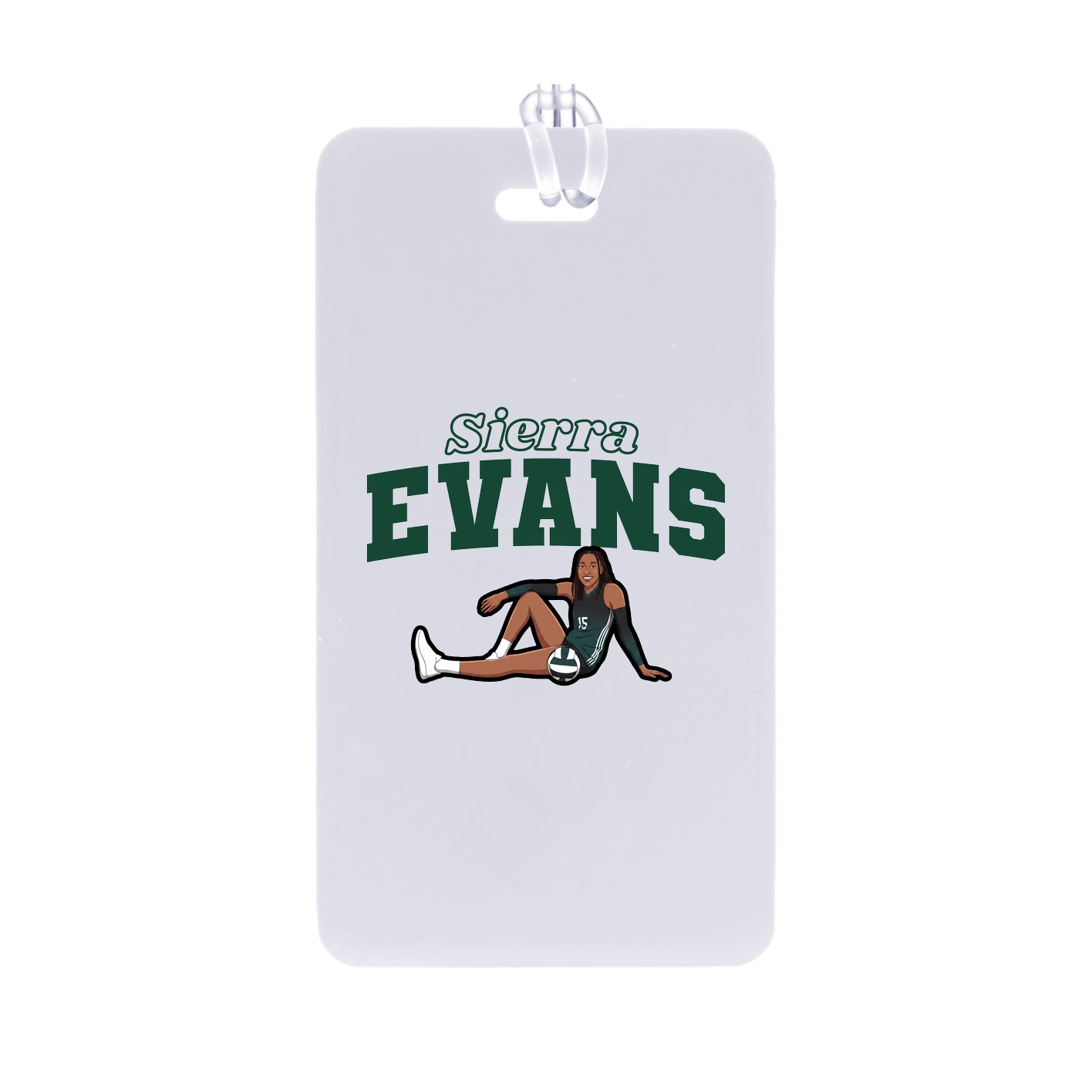 Bag Tag — Name Arch in Classic