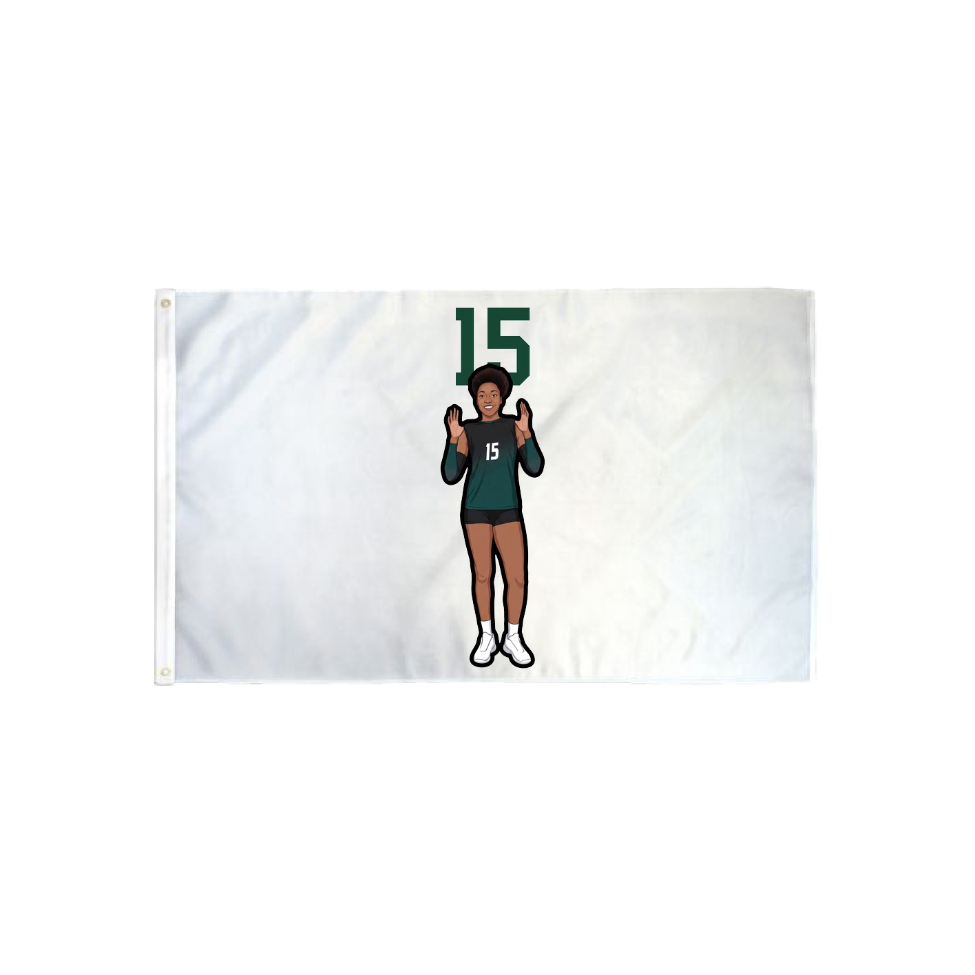 3x5 Flag — Number Top in Classic