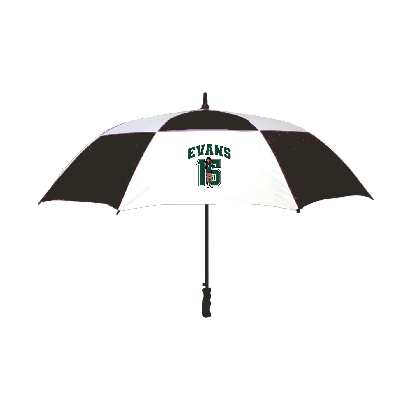 Golf Umbrella — Number in Black
