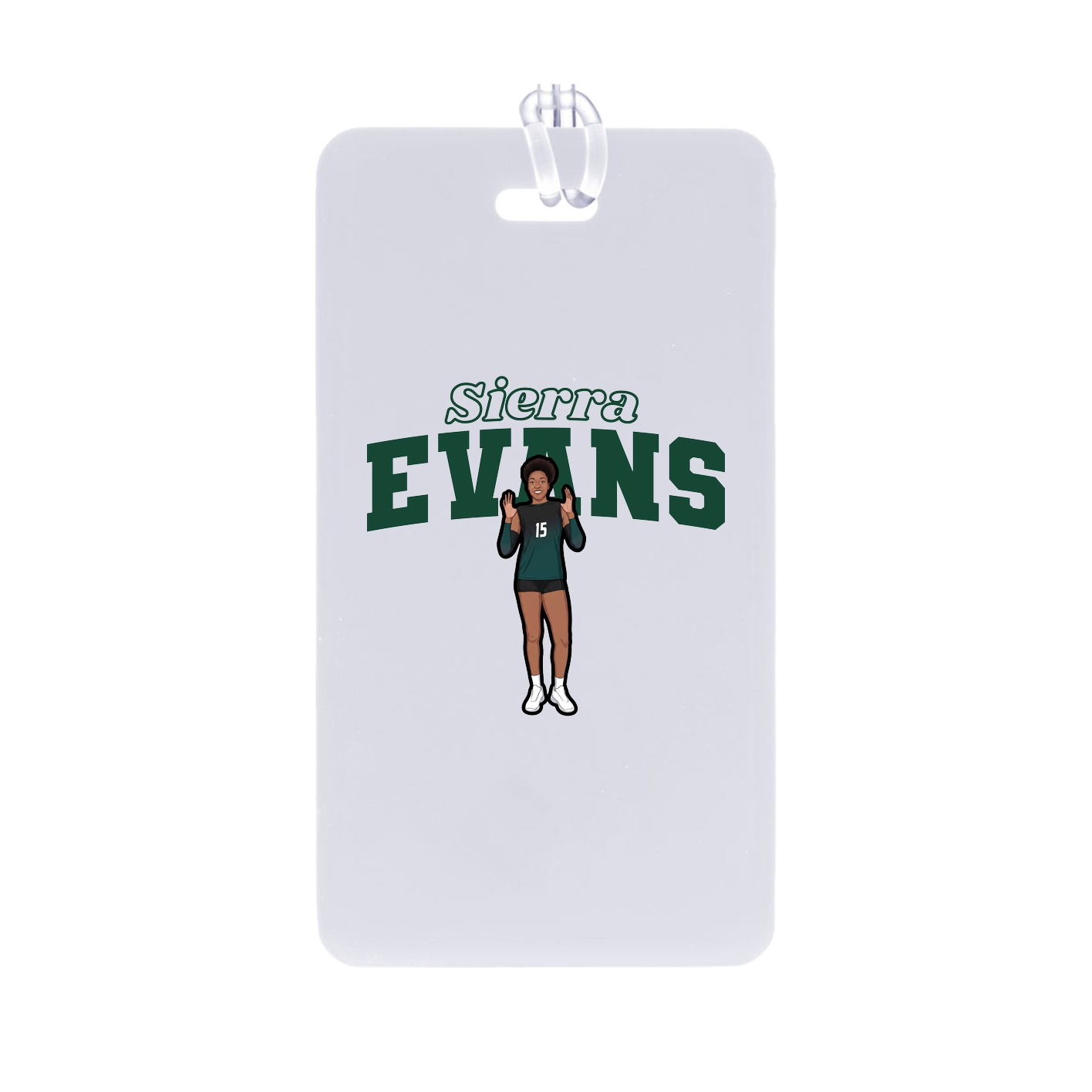 Bag Tag — Name Arch in Classic