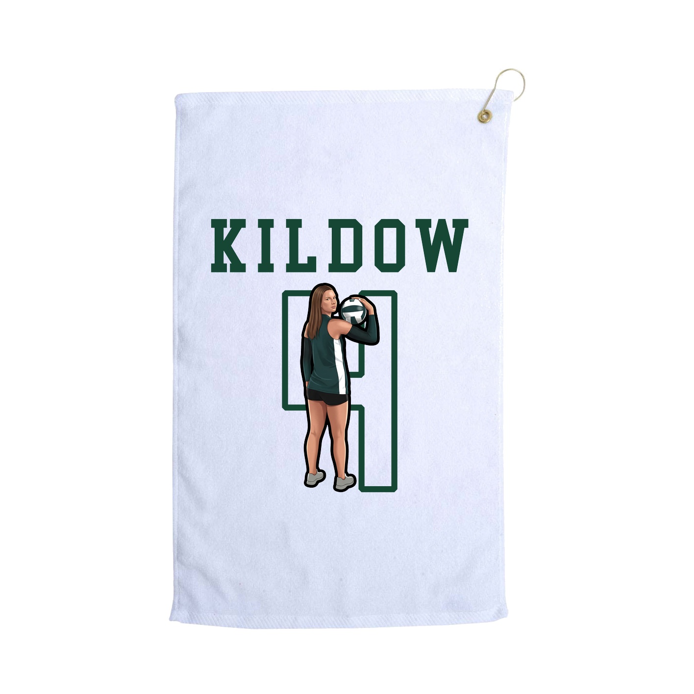 Golf Towel — Shirsey in White