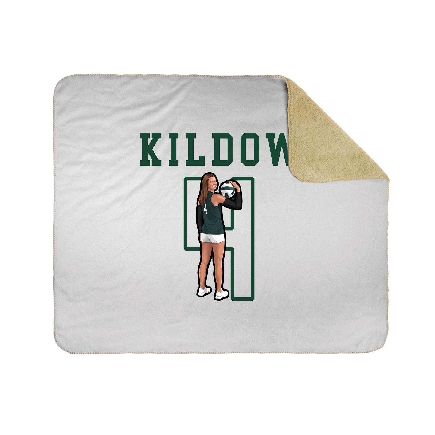 Throw Blanket — Shirsey in White