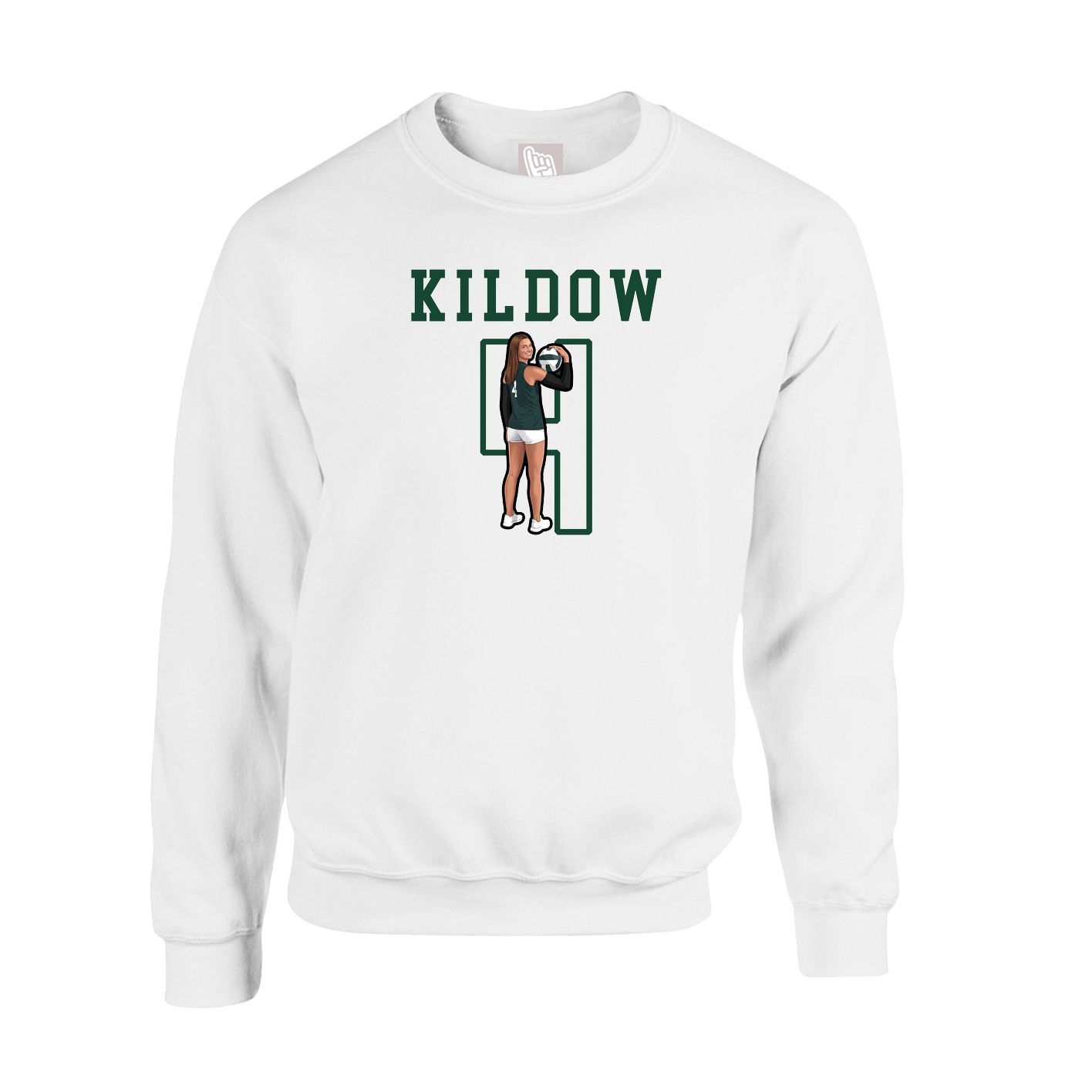 Fleece Crew — Shirsey in White