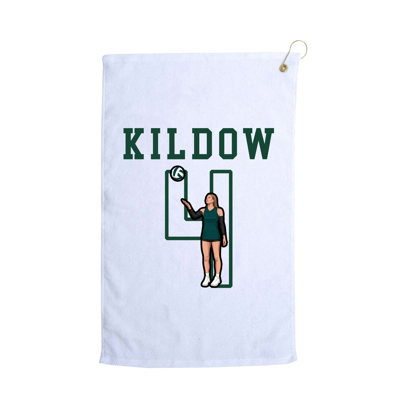 Golf Towel — Shirsey in White