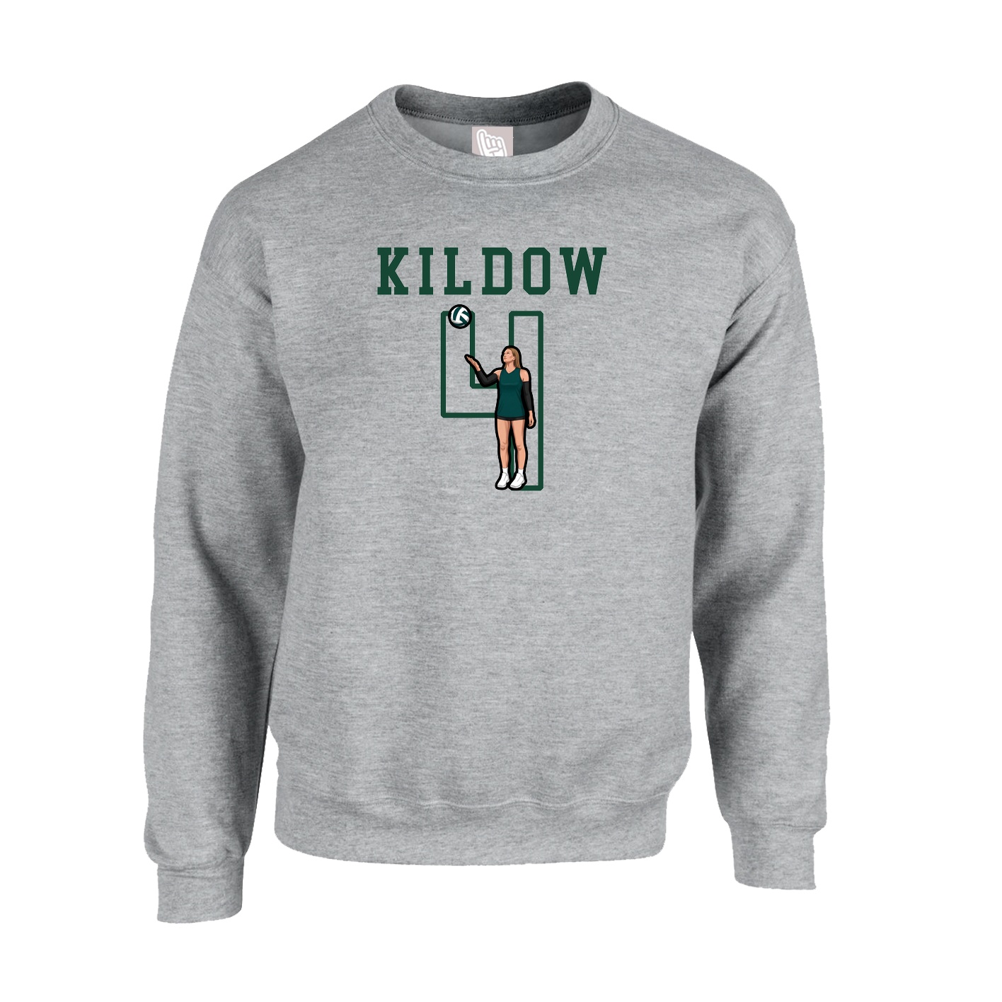 Fleece Crew — Shirsey in Grey
