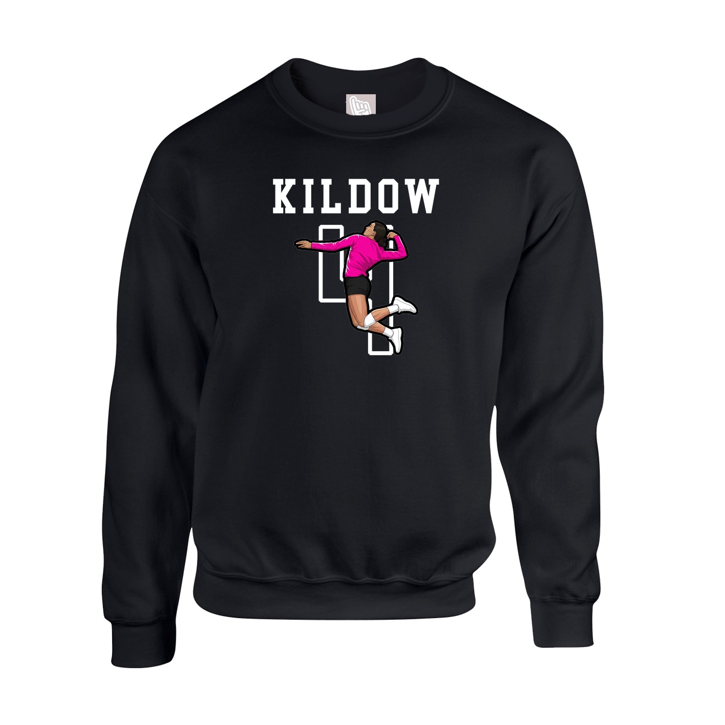 Fleece Crew — Shirsey in Black