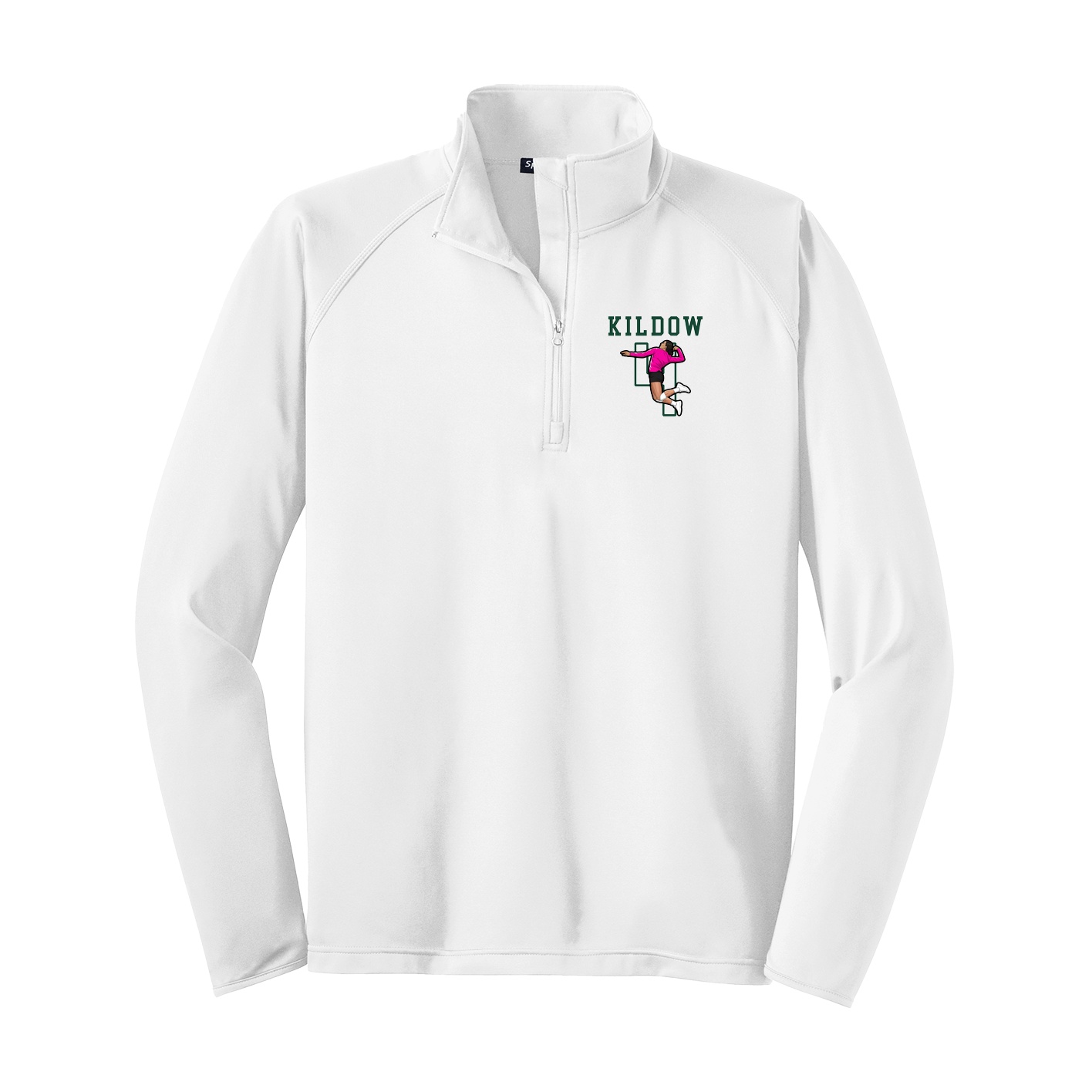 Q-Zip Pullover — Shirsey in White