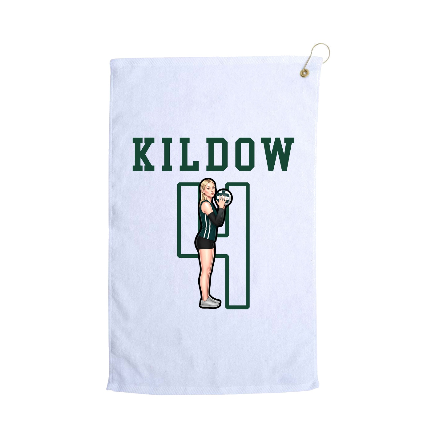 Golf Towel — Shirsey in White