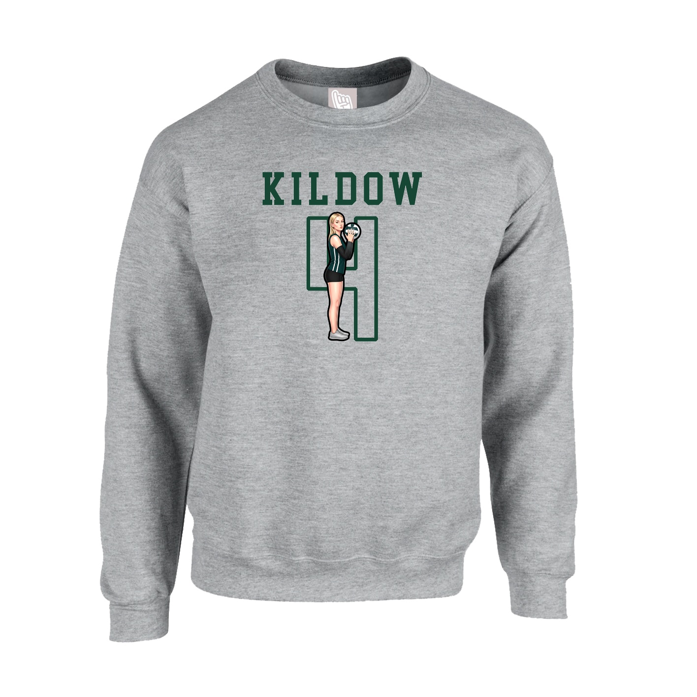 Fleece Crew — Shirsey in Grey