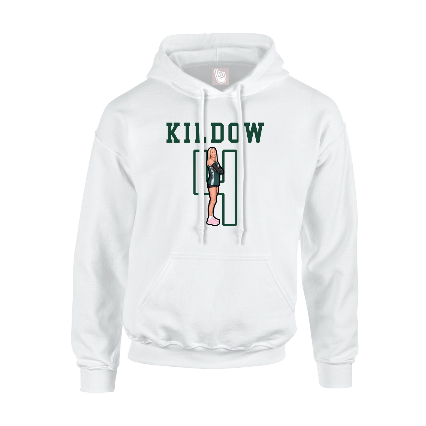 Hoodie — Shirsey in White