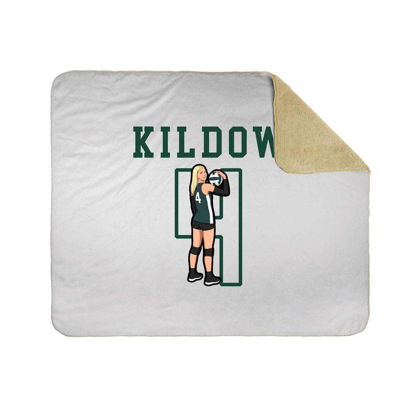 Throw Blanket — Shirsey in White