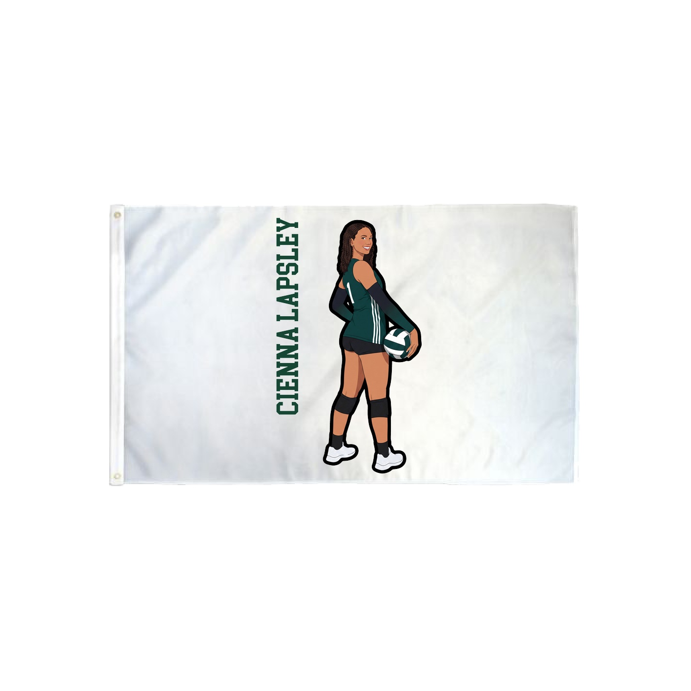 3x5 Flag — Name Vertical in Classic