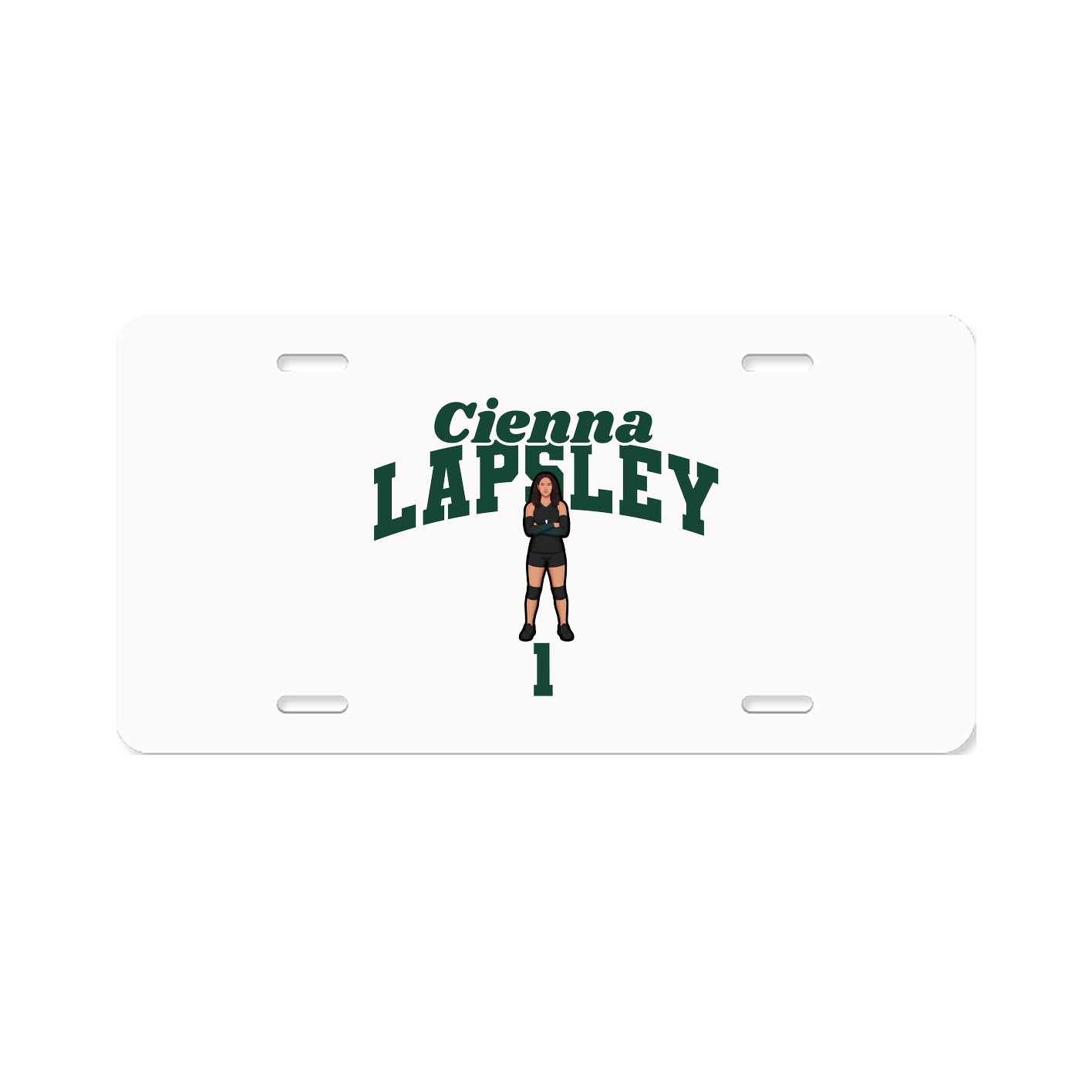 License Plate — Signature Arch in Classic