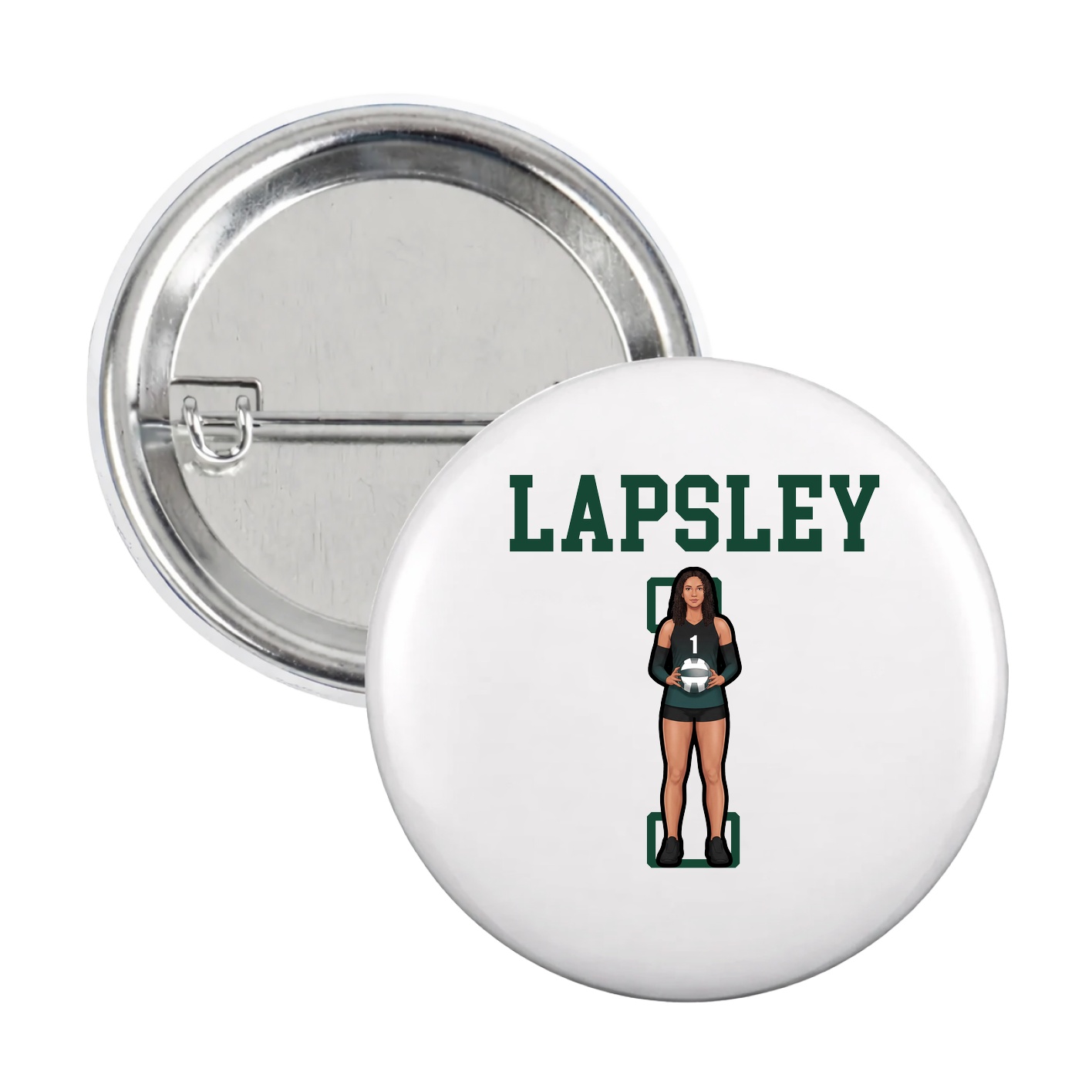 Game Day Button — Shirsey in White