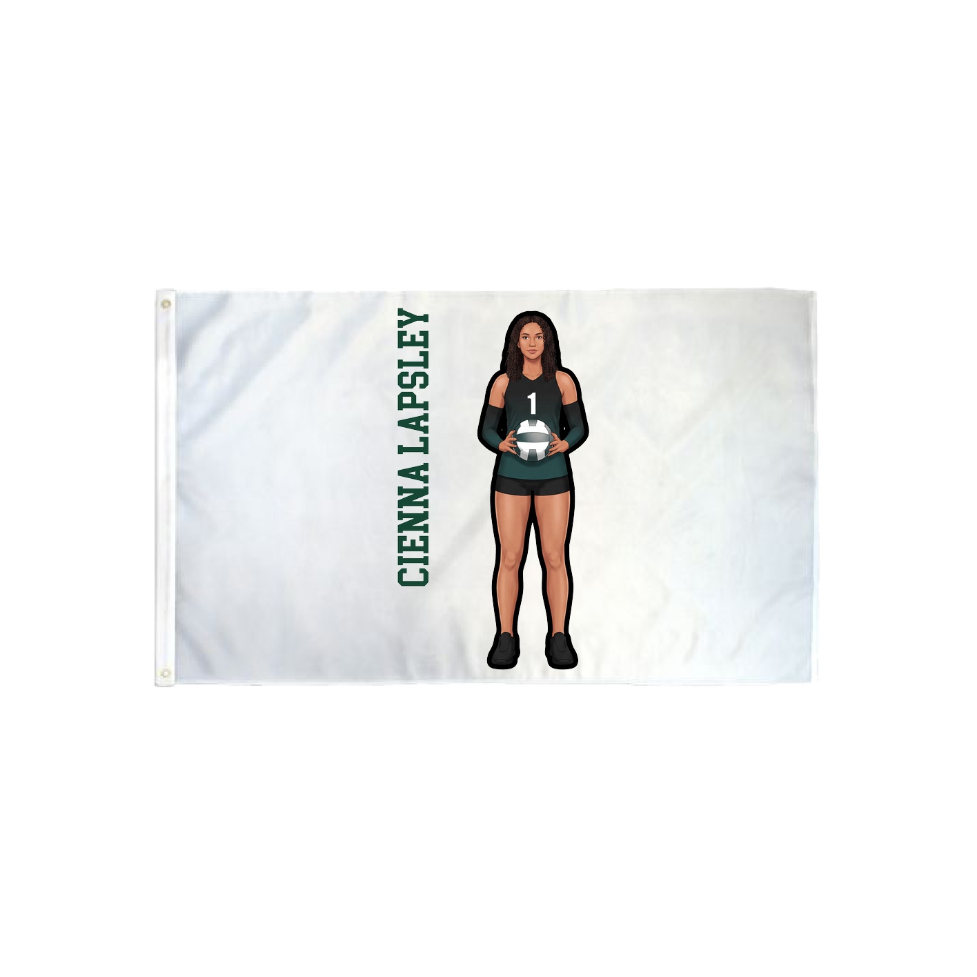3x5 Flag — Name Vertical in Classic