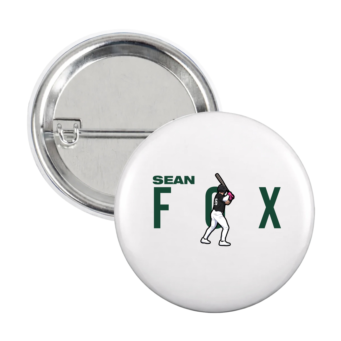 Game Day Button — Player Name in White