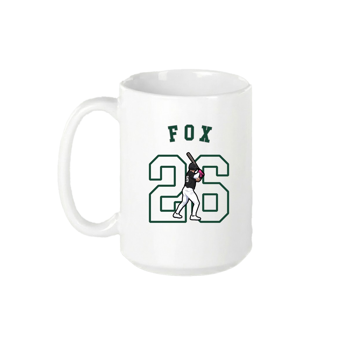15oz Coffee Mug — Shirsey Arch in White