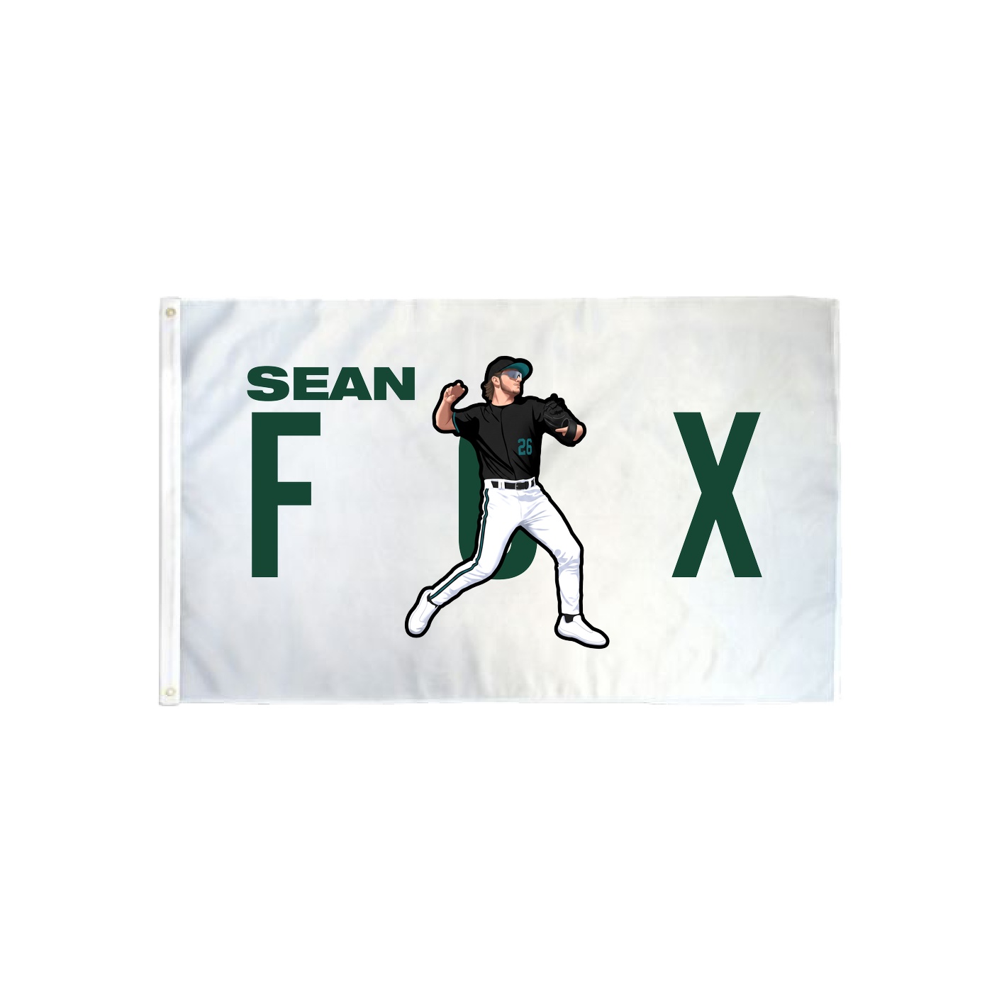 3x5 Flag — Player Name in Classic