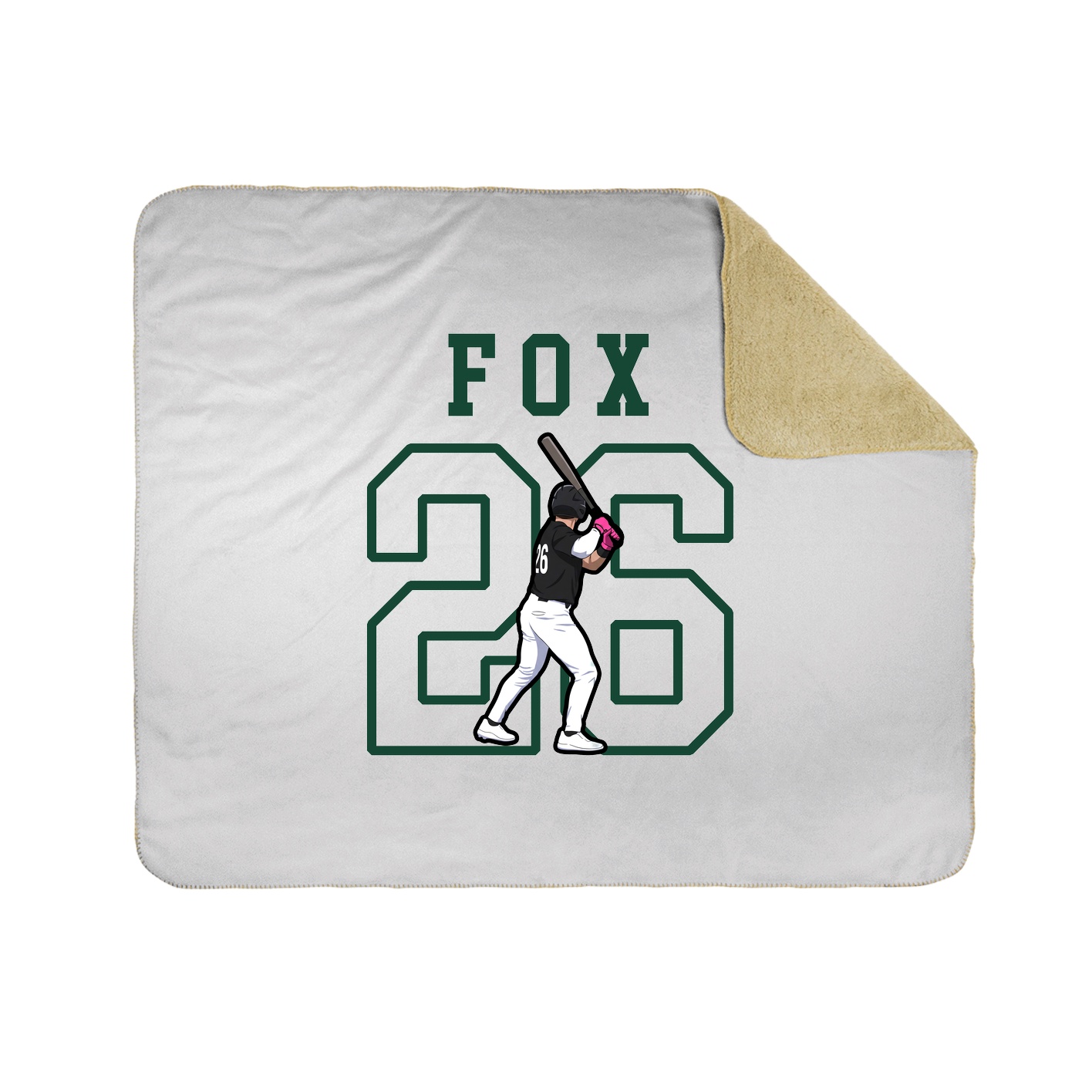 Throw Blanket — Shirsey in White