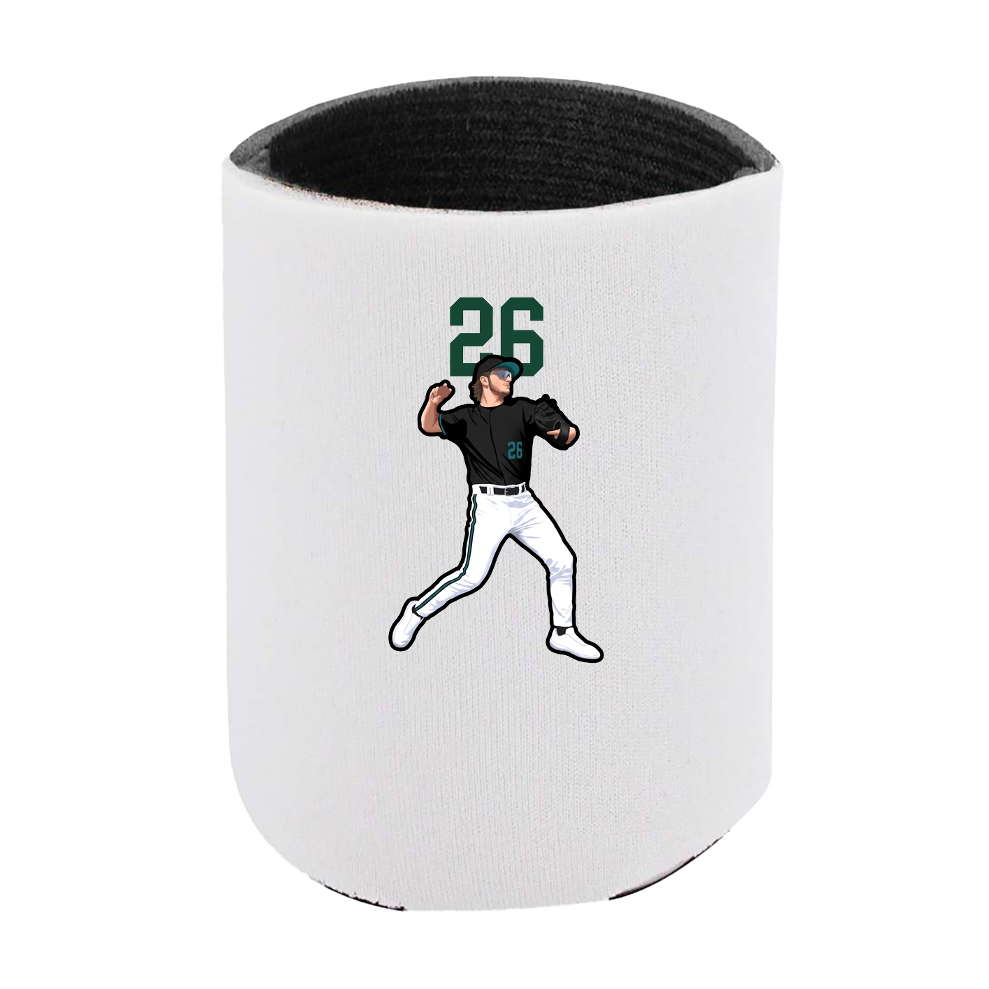 Can Holder — Number Top in White