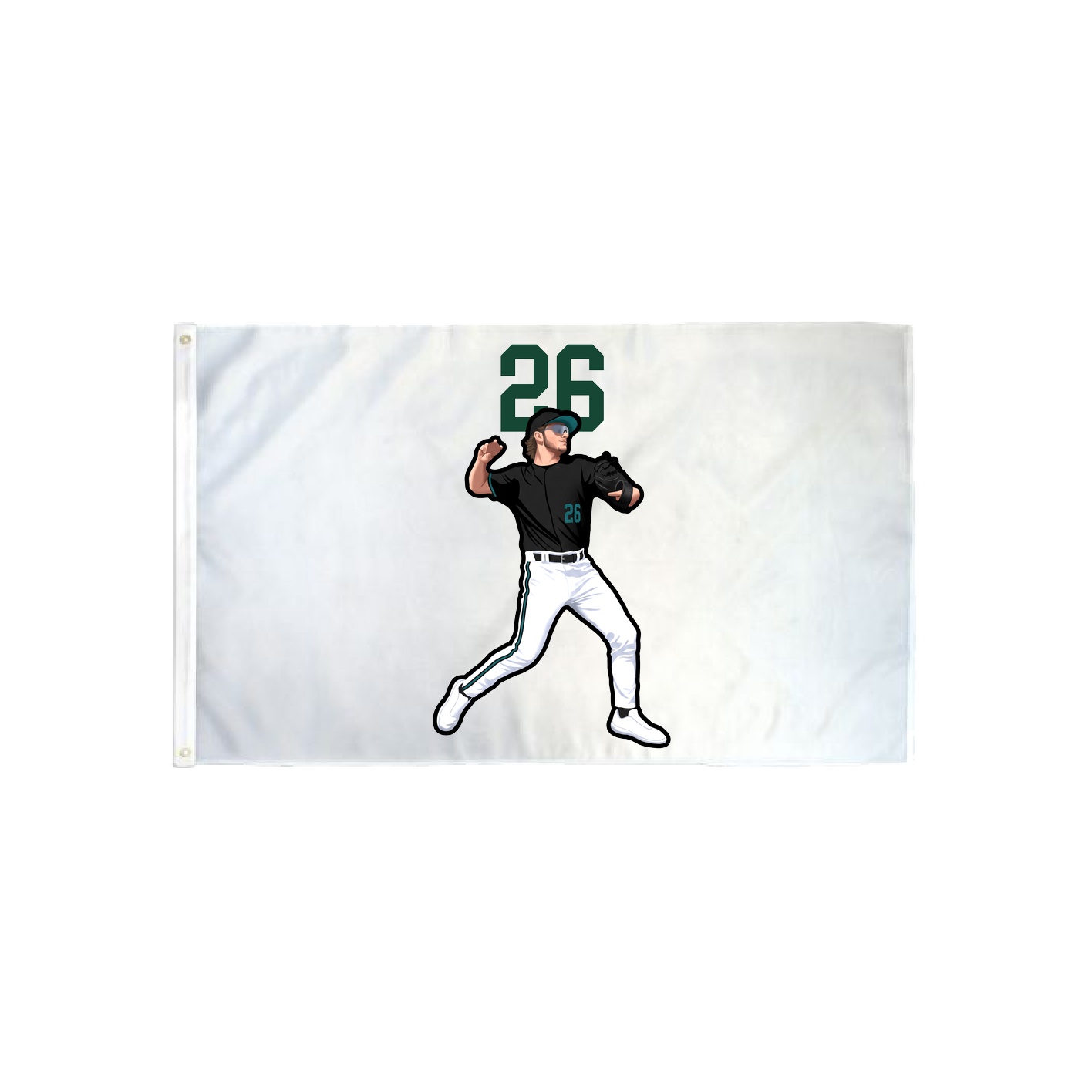 3x5 Flag — Number Top in Classic