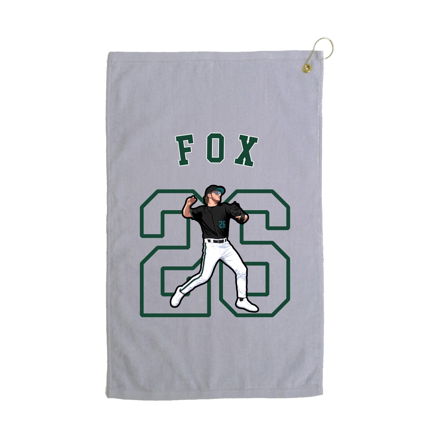 Golf Towel — Shirsey Arch in Grey
