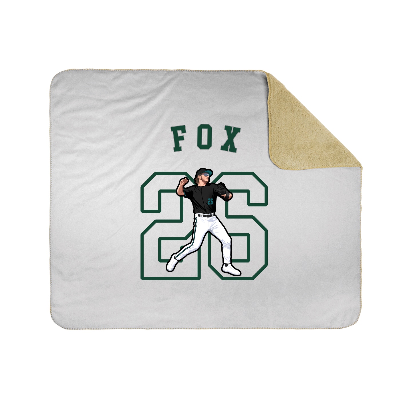 Throw Blanket — Shirsey Arch in White