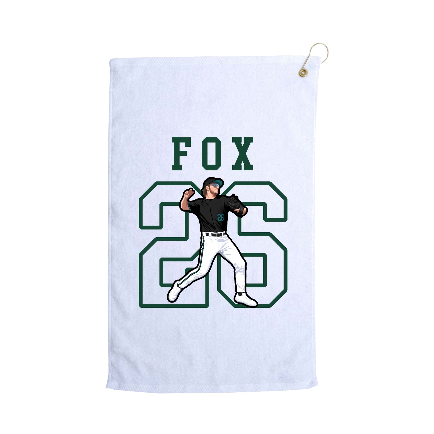 Golf Towel — Shirsey in White