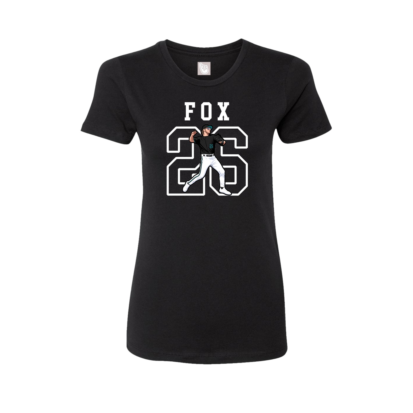 Fitted Women's Tee — Shirsey in Black