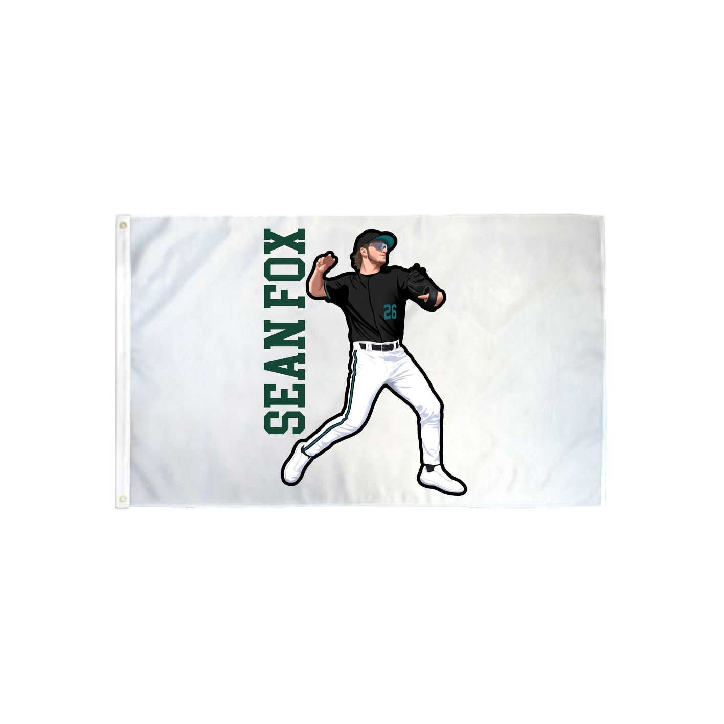3x5 Flag — Name Vertical in Classic
