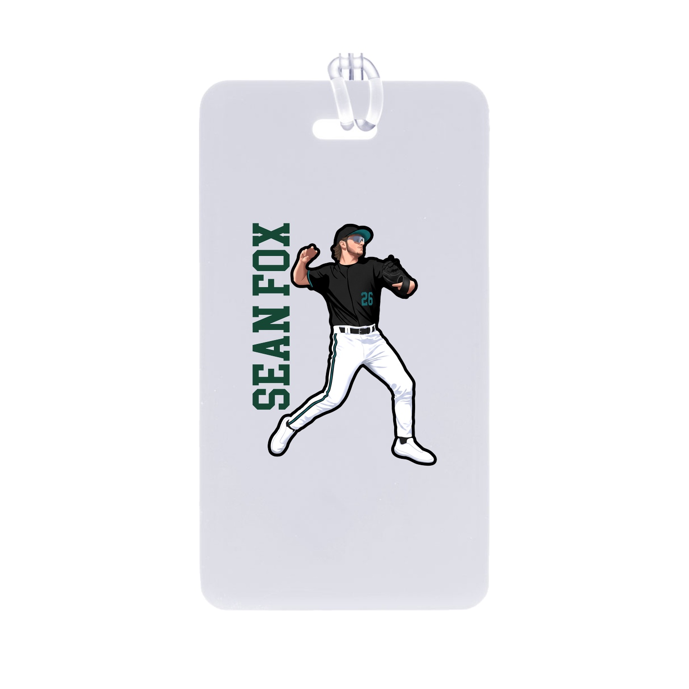 Bag Tag — Name Vertical in Classic