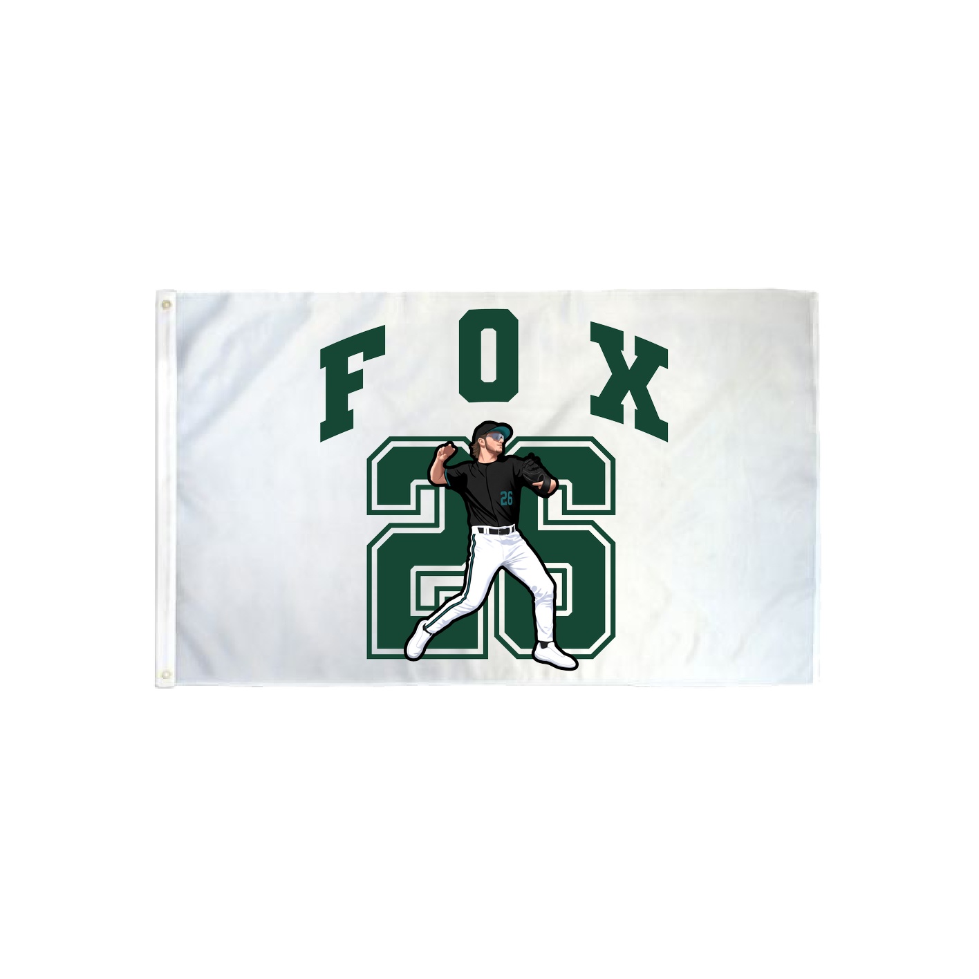 3x5 Flag — Number in Classic