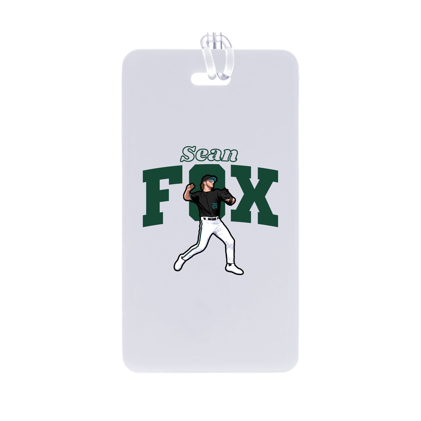 Bag Tag — Name Arch in Classic