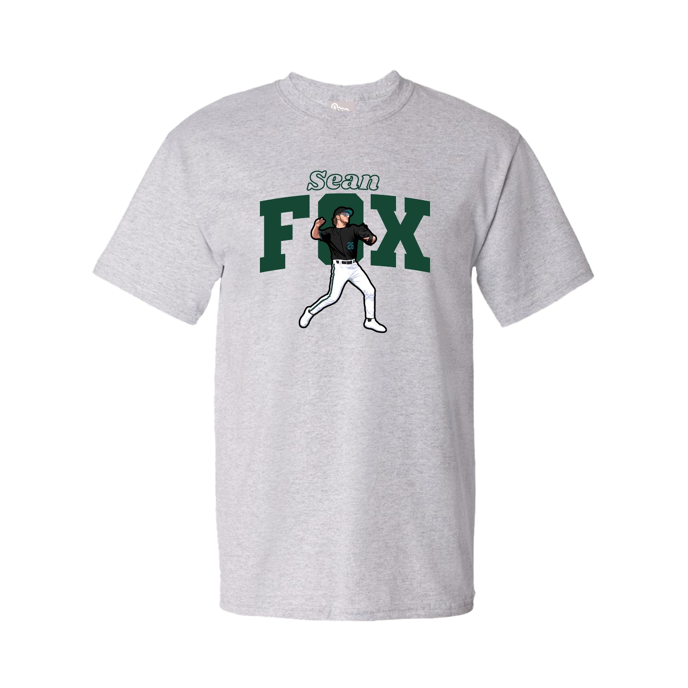 Tee — Name Arch in Grey