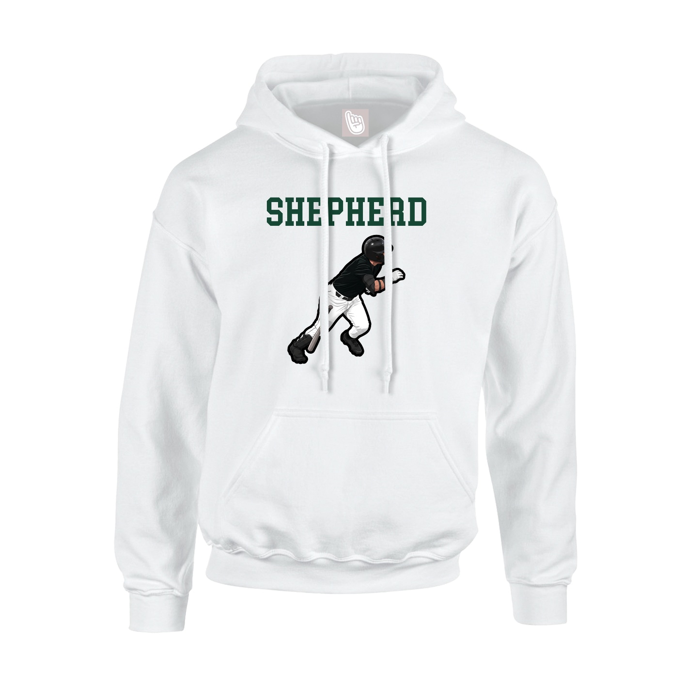Hoodie — Shirsey in White